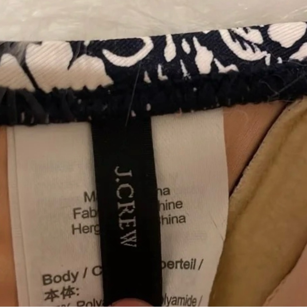 J. Crew Black and White Floral Bikini - Picture 9 of 13